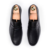 Full Grain Comfort Loafers - Black
