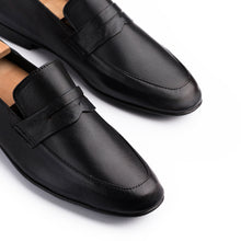 Load image into Gallery viewer, Full Grain Comfort Loafers - Black