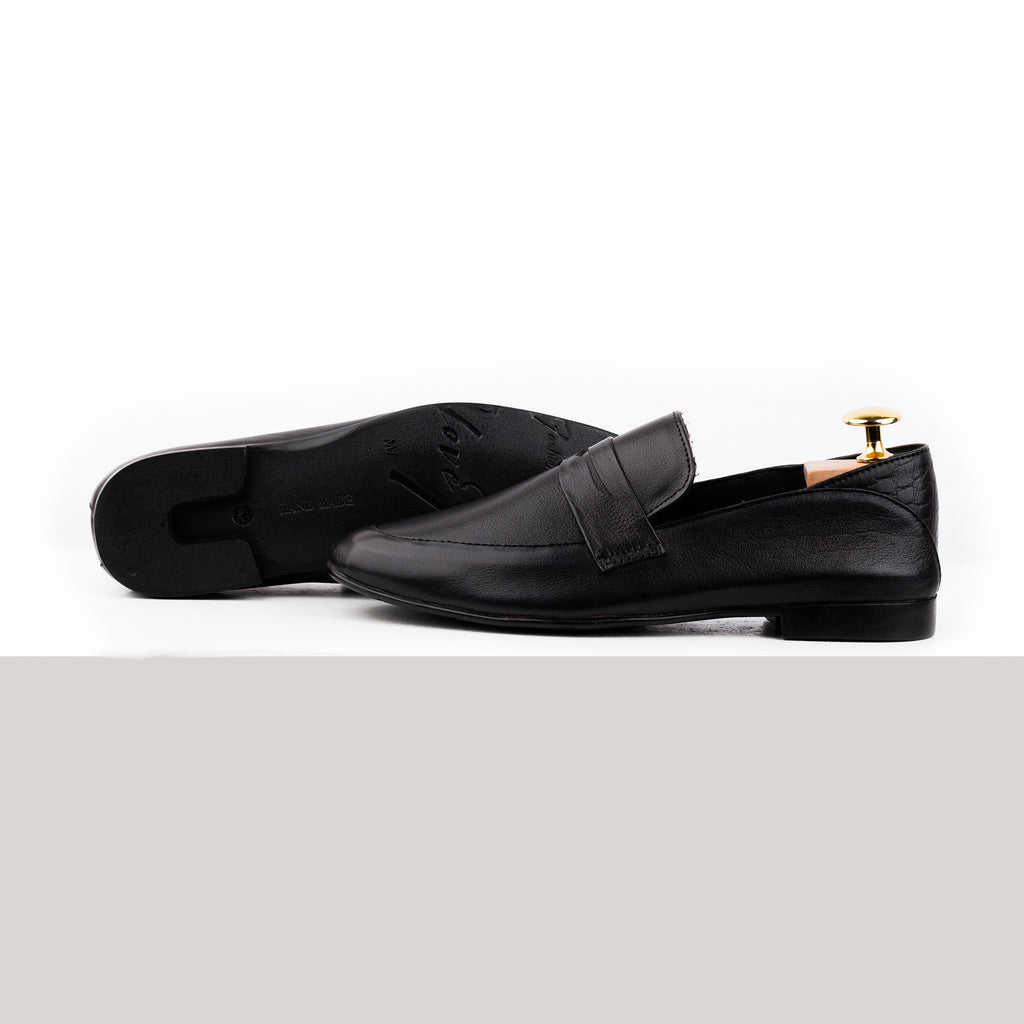 Full Grain Comfort Loafers - Black
