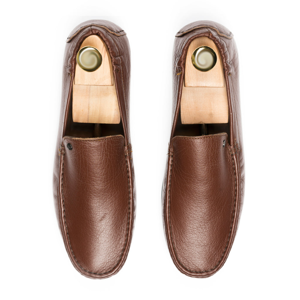 Comfortable Adaptive Moccasins - Brown