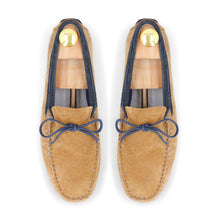 Load image into Gallery viewer, Laced Suede Moccasins - Tan