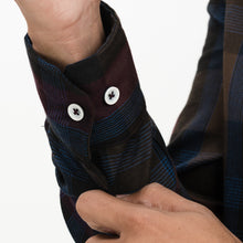Load image into Gallery viewer, Bold Blue/Brown Casual Shirt