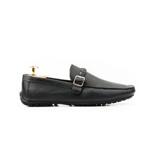 Load image into Gallery viewer, Saffiano Moccasins - Black