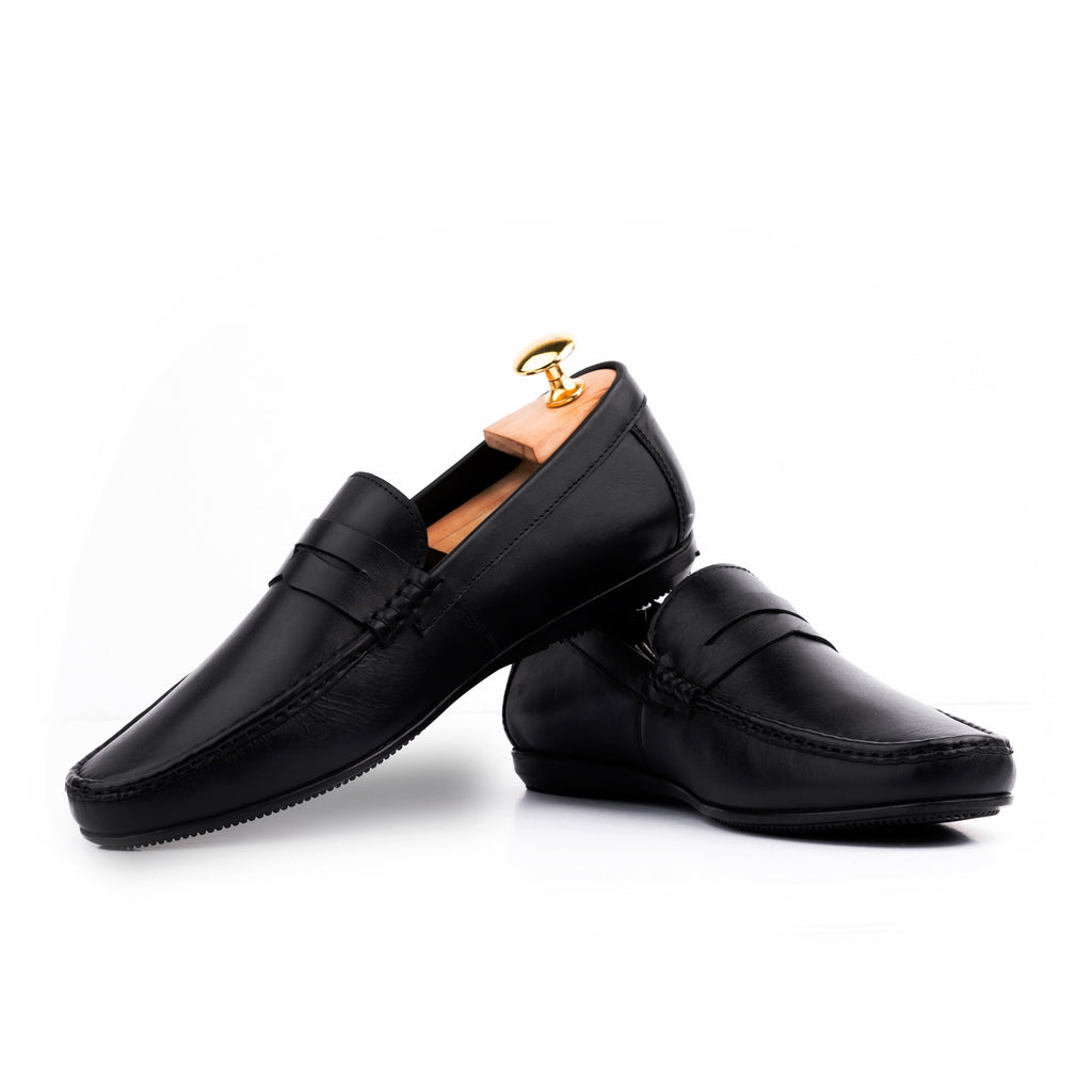Smart Penny Moccasins - Black