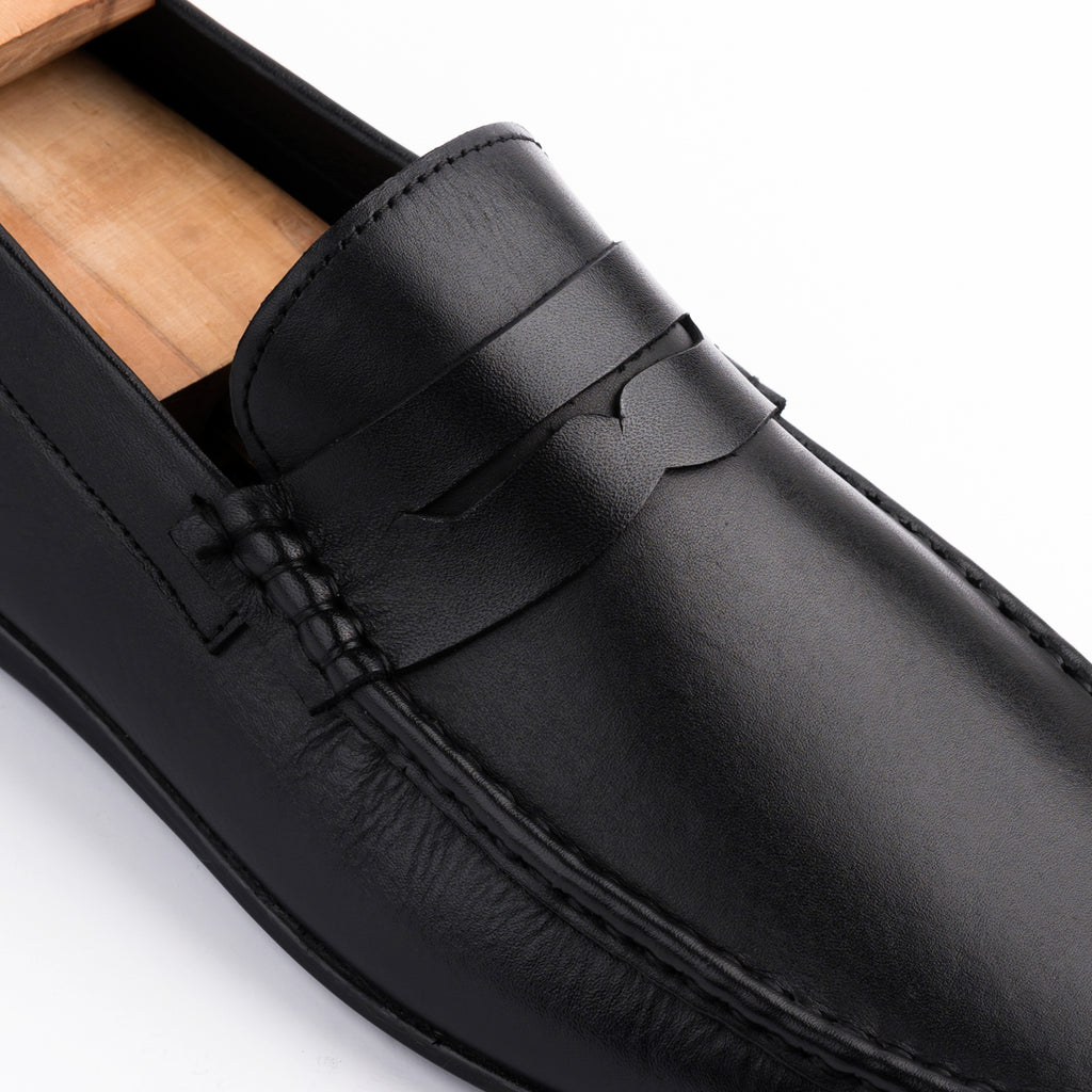 Smart Penny Moccasins - Black