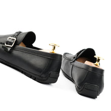 Load image into Gallery viewer, Saffiano Moccasins - Black