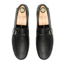 Load image into Gallery viewer, Saffiano Moccasins - Black