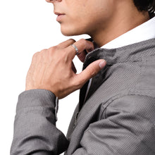 Load image into Gallery viewer, Cotton Checkered Jacket-Grey