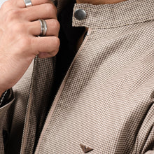 Load image into Gallery viewer, Cotton Checkered Jacket-Beige