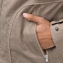 Load image into Gallery viewer, Cotton Checkered Jacket-Beige