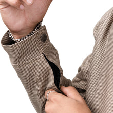 Load image into Gallery viewer, Cotton Checkered Jacket-Beige
