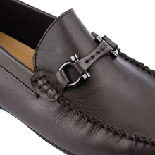 Load image into Gallery viewer, Stitched Horse Bit Buckled Moccasin