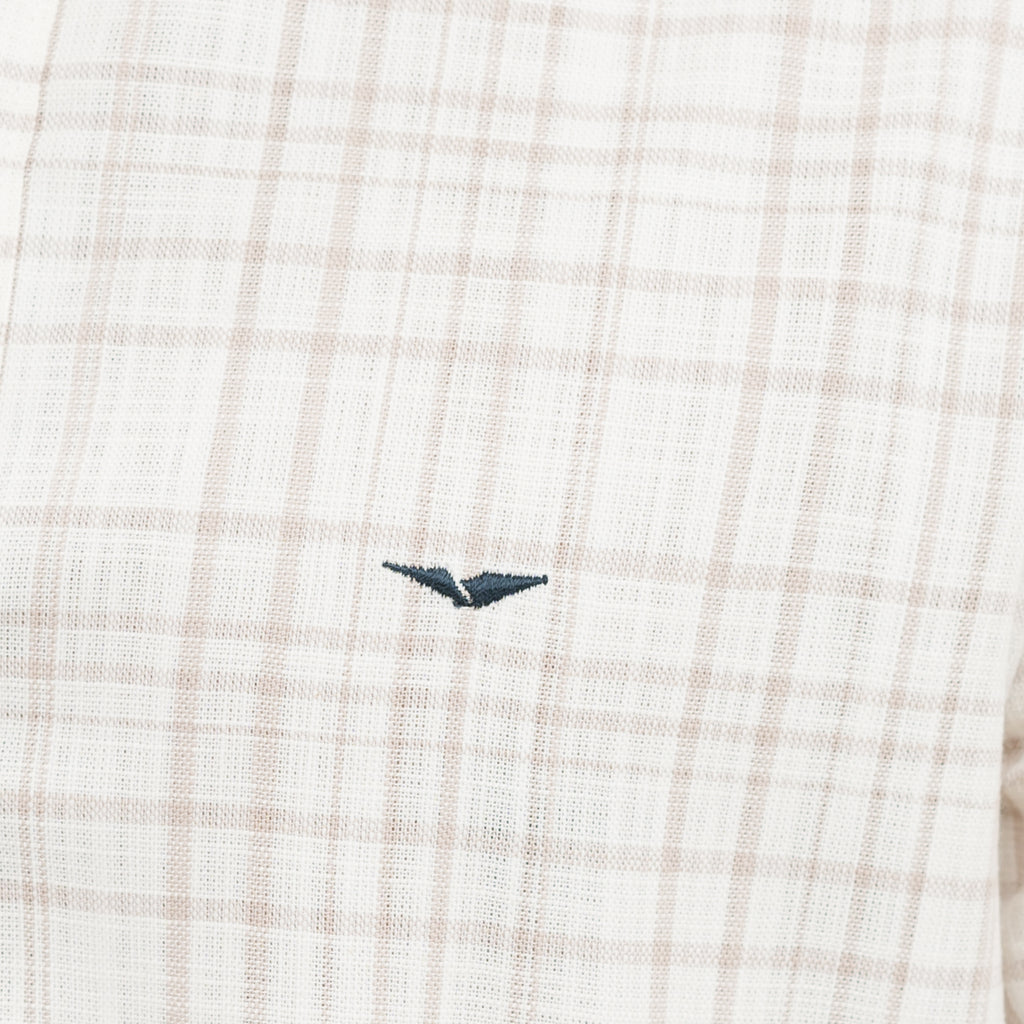 Smart Beige Casual Shirt