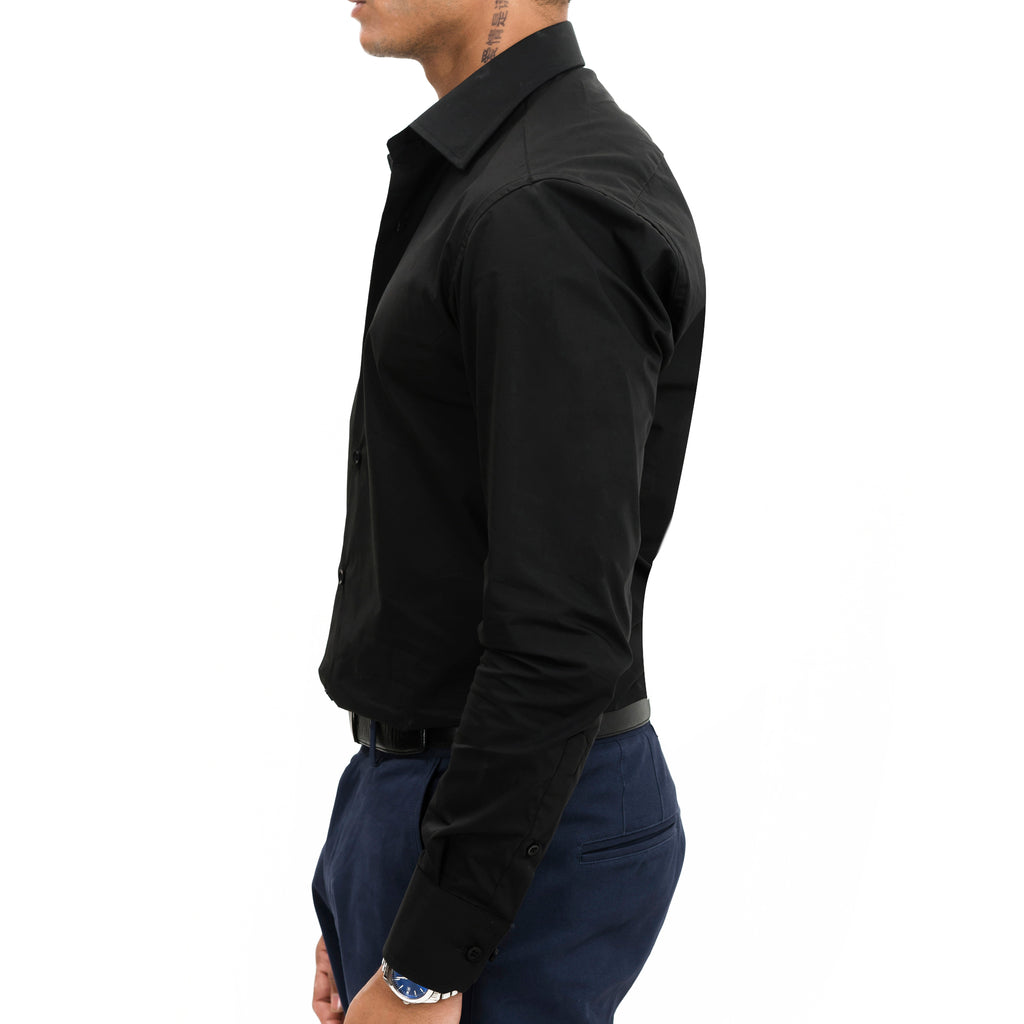 Black Classic Collar Shirt