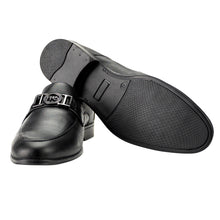 Load image into Gallery viewer, FHS Gun Metal Buckled Loafers-Black