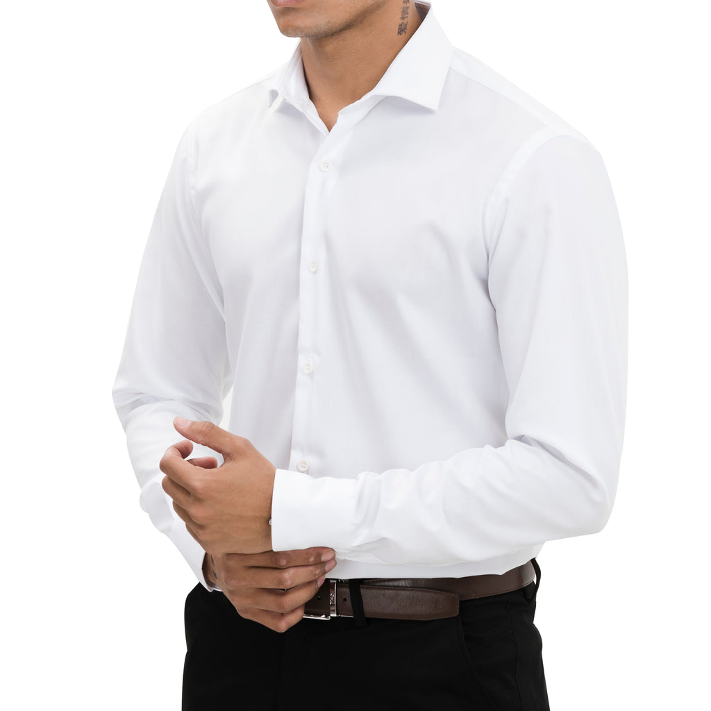 White Classic Collar Shirt