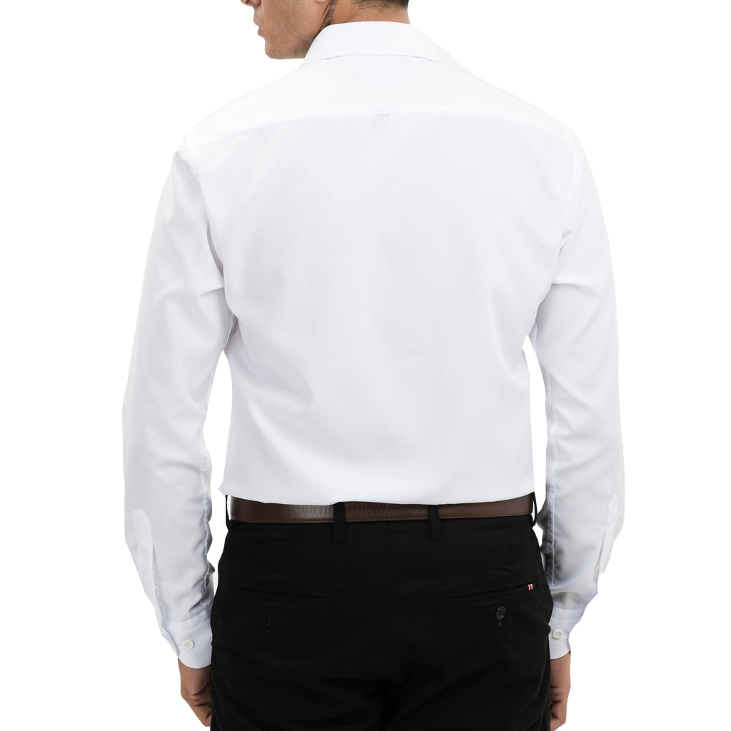 White Classic Collar Shirt