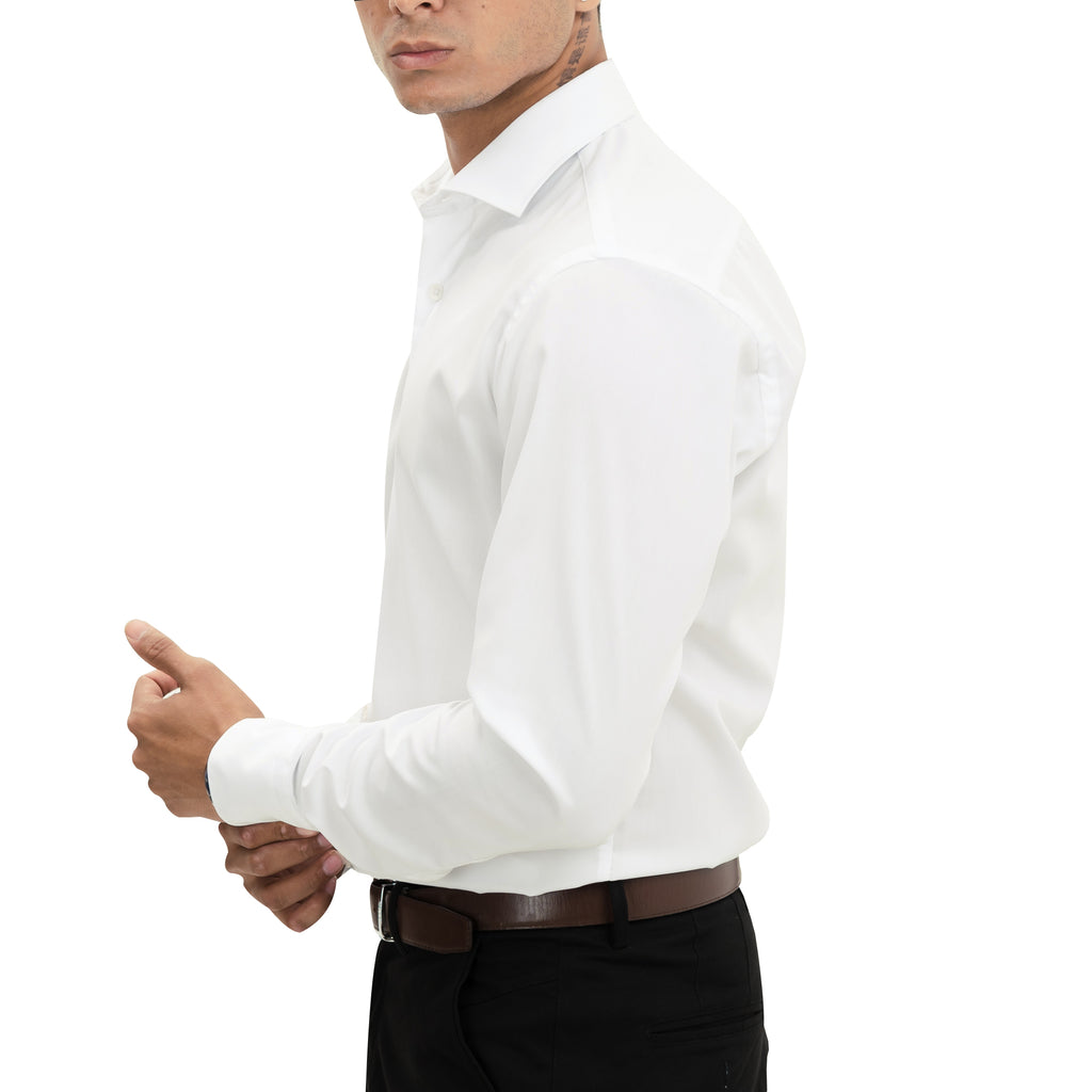 White Classic Collar Shirt