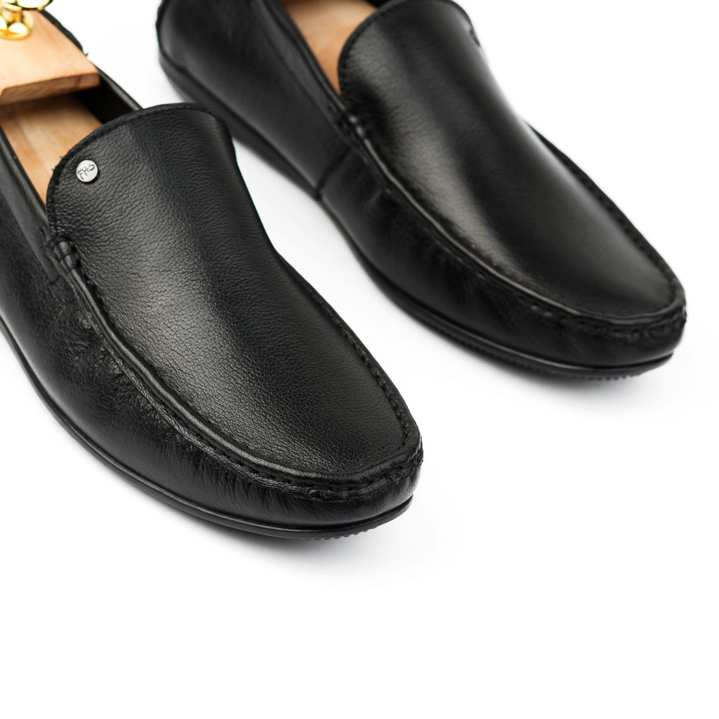 Comfortable Adaptive Moccasins - Black