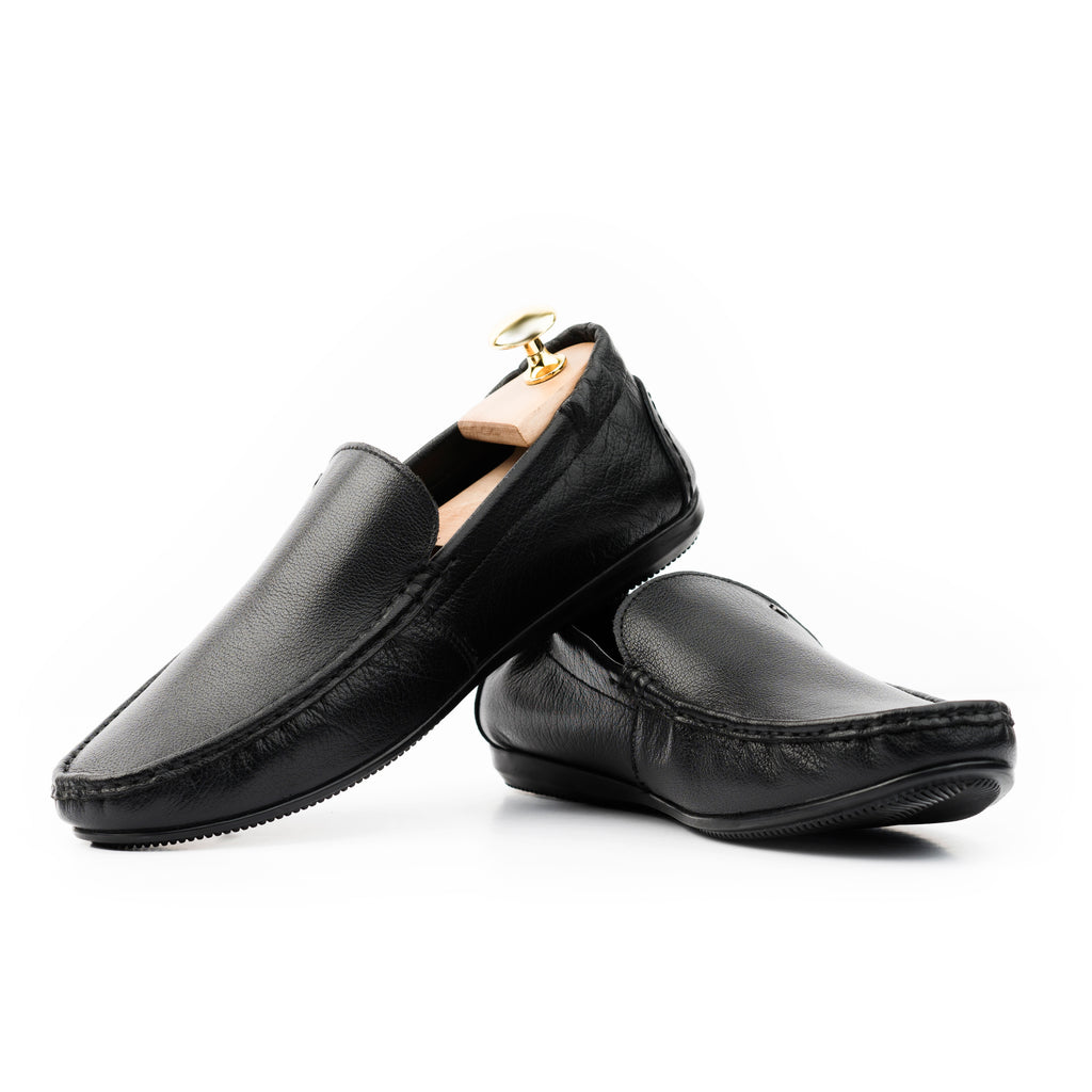 Comfortable Adaptive Moccasins - Black