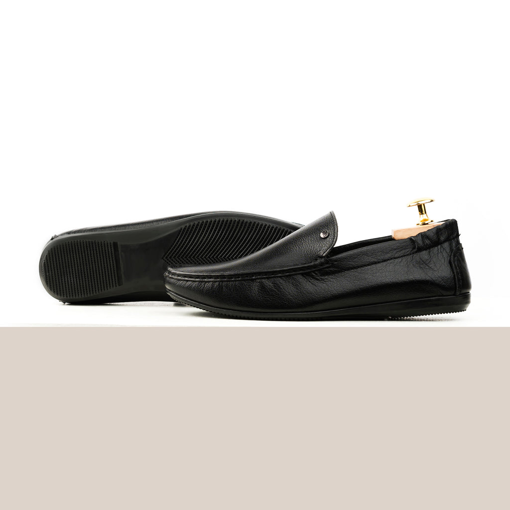 Comfortable Adaptive Moccasins - Black