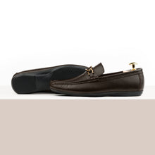 Load image into Gallery viewer, Regal Buckled Leather Moccasins - Brown