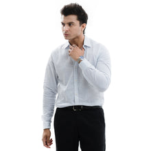 Load image into Gallery viewer, Classic Blue-Dotted Casual Shirt