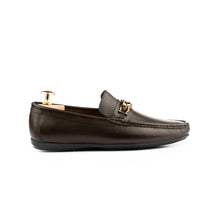 Load image into Gallery viewer, Regal Buckled Leather Moccasins - Brown