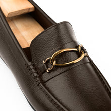 Load image into Gallery viewer, Regal Buckled Leather Moccasins - Brown