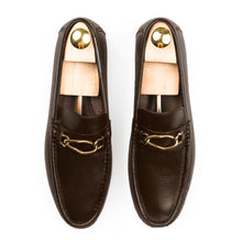 Load image into Gallery viewer, Regal Buckled Leather Moccasins - Brown
