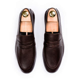 Full Grain Comfort Loafers - Brown