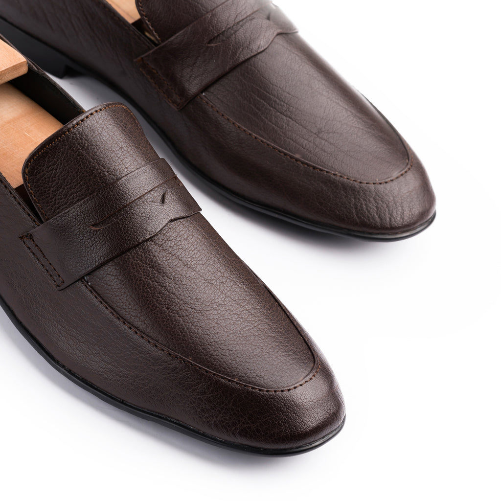 Full Grain Comfort Loafers - Brown