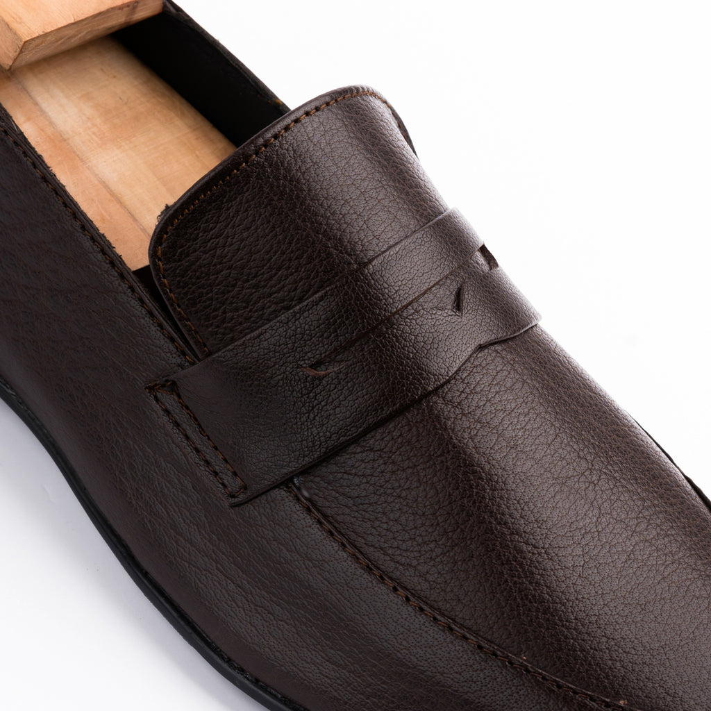 Full Grain Comfort Loafers - Brown
