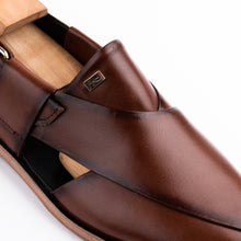 Load image into Gallery viewer, Sleek Peshawari Sandals - Brown
