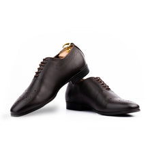 Load image into Gallery viewer, Classic Wingtip Oxfords - Brown