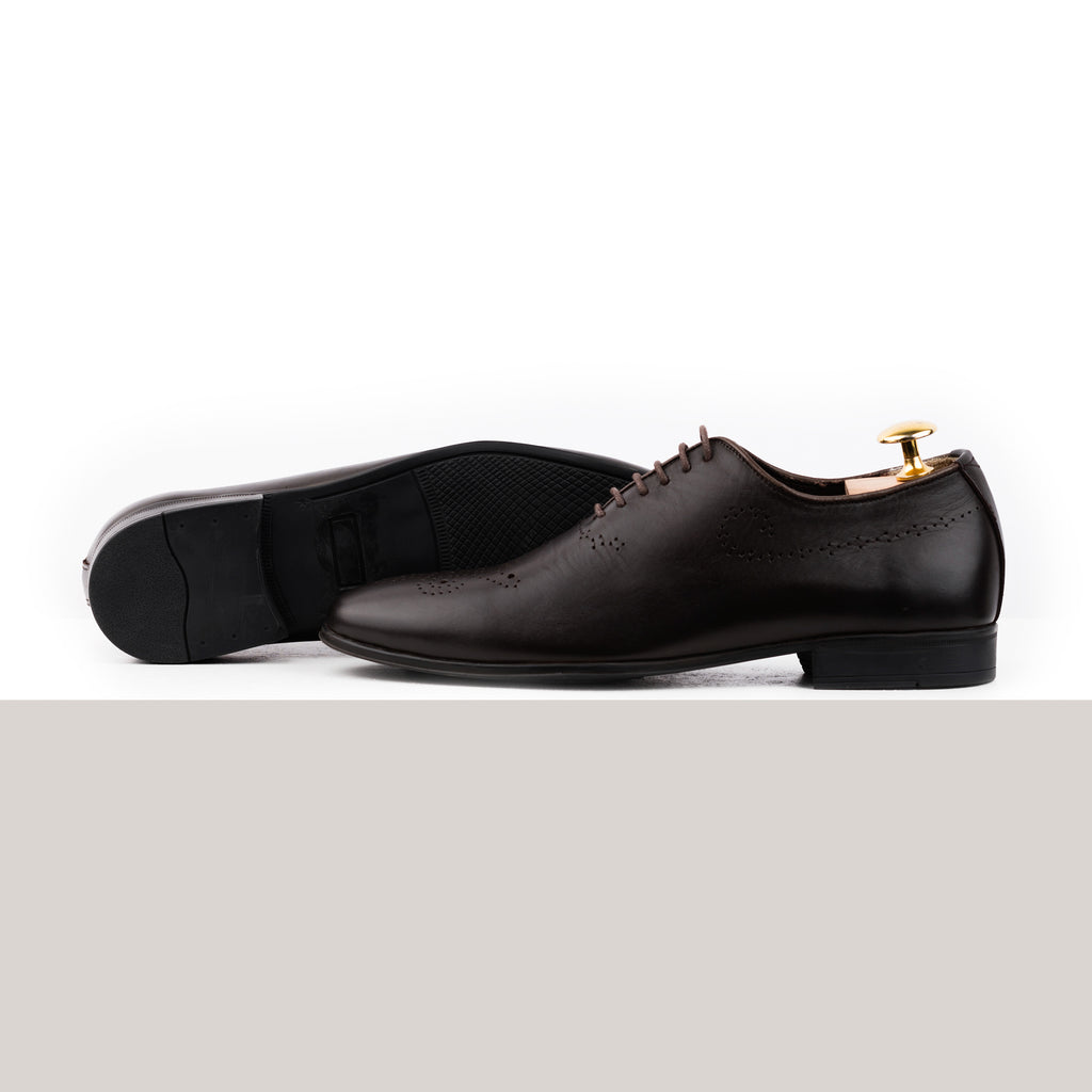 Classic Wingtip Oxfords - Brown
