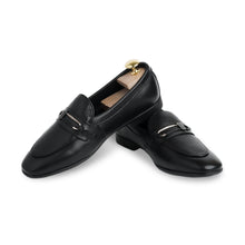 Load image into Gallery viewer, Regal Buckled Loafers - Black