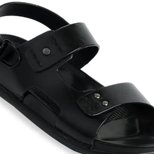 Load image into Gallery viewer, Signature Microfibre Sandals - Black