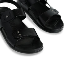 Load image into Gallery viewer, Signature Microfibre Sandals - Black