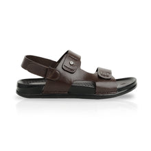 Load image into Gallery viewer, Signature Microfibre Sandals - Brown