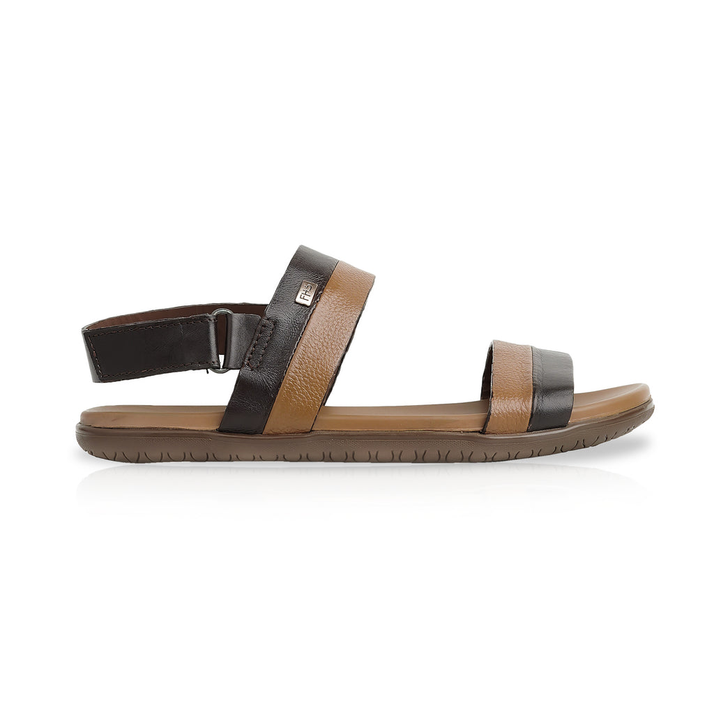 FHS Dual Tone Sandals - Brown