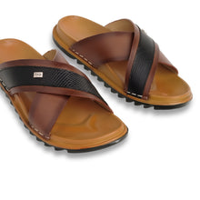 Load image into Gallery viewer, Classic Comfort Leather Slippers - Brown