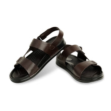 Load image into Gallery viewer, Signature Microfibre Sandals - Brown