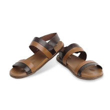 Load image into Gallery viewer, FHS Dual Tone Sandals - Brown