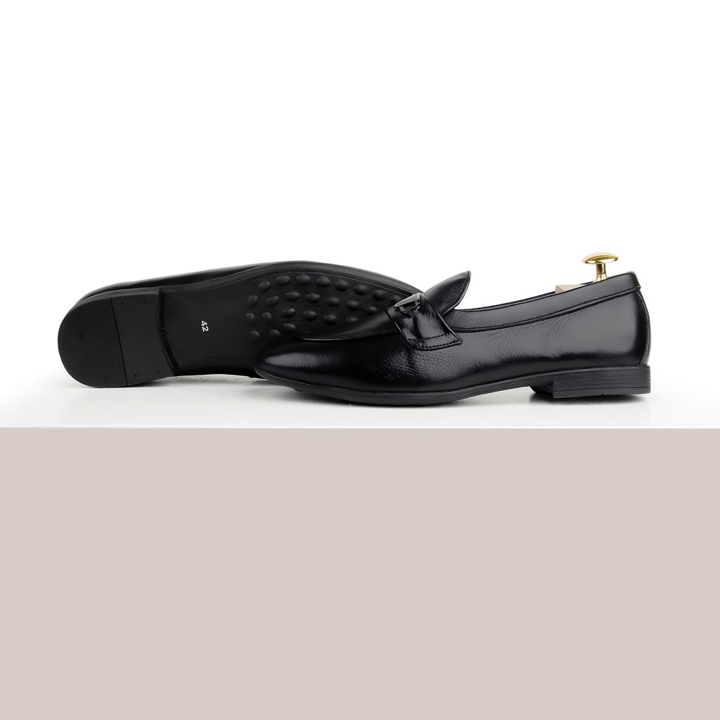 Regal Buckled Loafers - Black