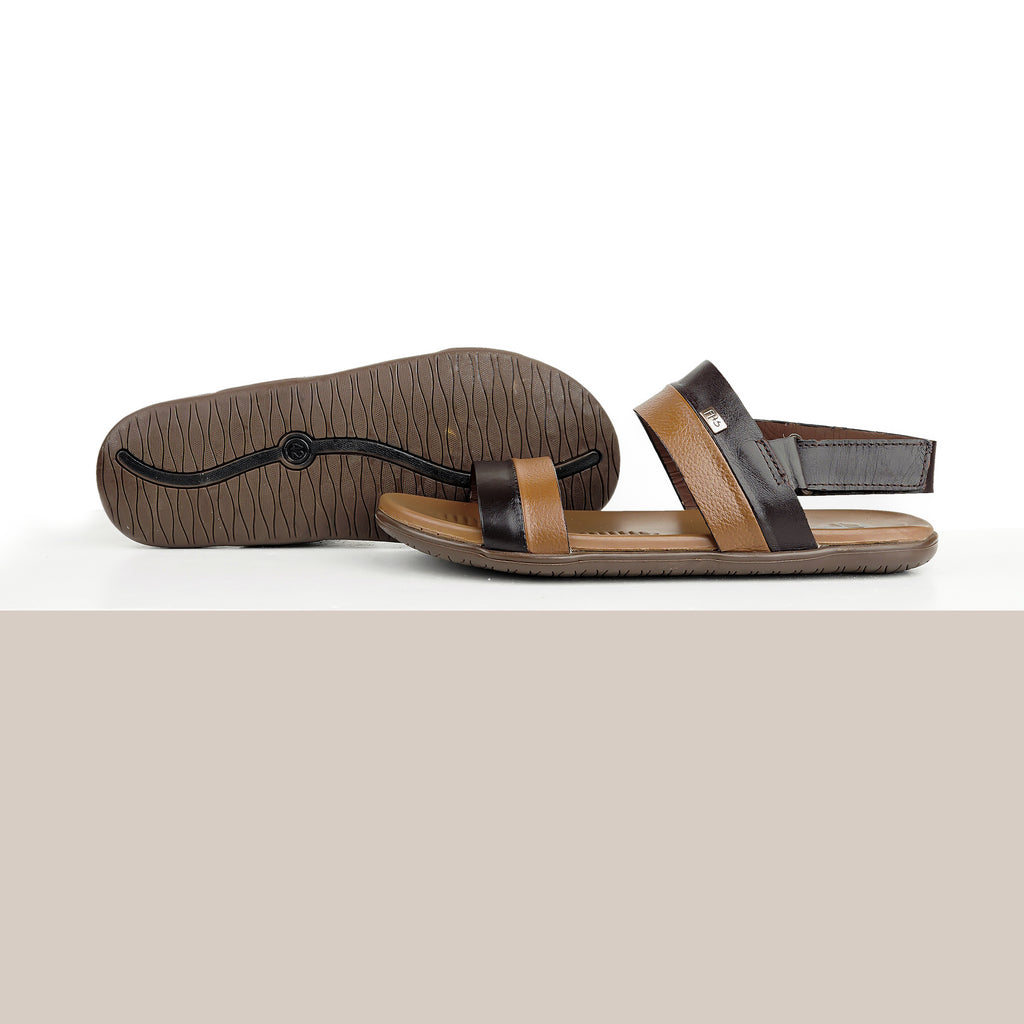 FHS Dual Tone Sandals - Brown