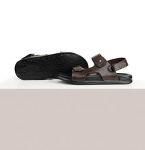 Load image into Gallery viewer, Signature Microfibre Sandals - Brown