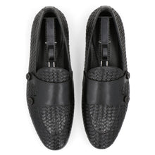 Load image into Gallery viewer, Unique Patterned Double Monks-Black