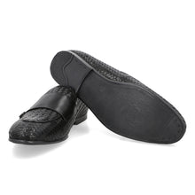 Load image into Gallery viewer, Unique Patterned Double Monks-Black