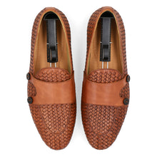 Load image into Gallery viewer, Unique Patterned Double Monks-Tan